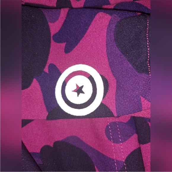 Bape Purple and Pink Camo Zip up Jacket - Picture 6 of 8